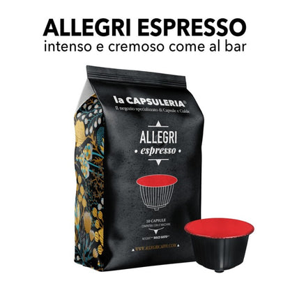 Caffè Allegri Espresso - Capsule Compatibili Con Nescafè Dolce Gusto®* 80 Pz