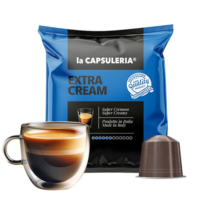 Caffè Extra Cream - Capsules Compatible with Nespresso®* 100 pcs. 