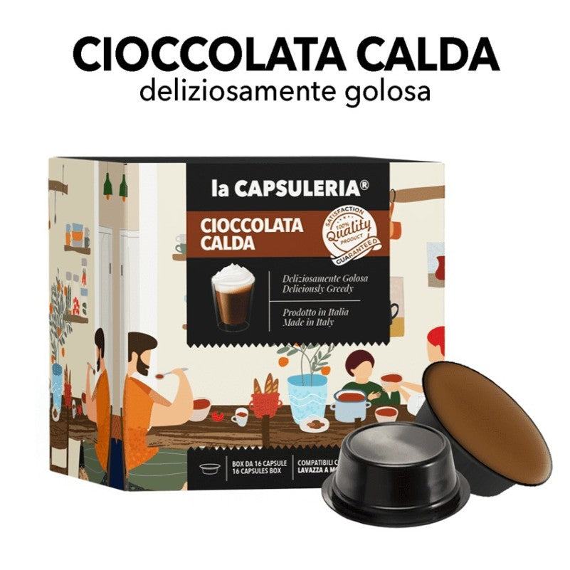 Cioccolata Calda - Capsule compatibili con Lavazza A Modo Mio®