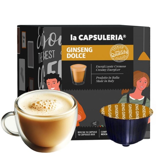 Ginseng Dolce - Capsule compatibili con Nescafè Dolce Gusto®