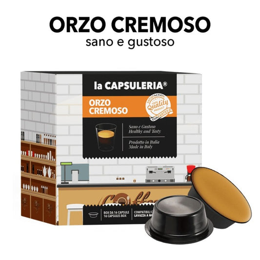 Orzo Cremoso - Capsule compatibili con Lavazza A Modo Mio®