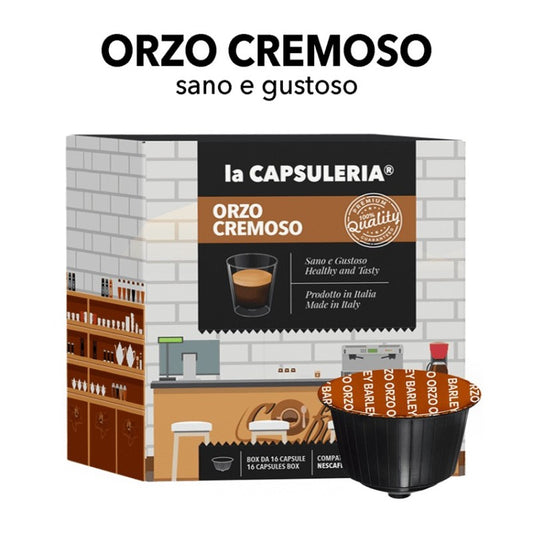 Orzo Cremoso - Capsule compatibili con Nescafè Dolce Gusto®